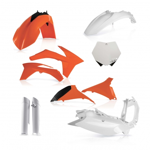 KIT PLÁSTICOS COMPLETO ACERBIS KTM SX / SX-F 2011 - 2012 COR ORIGINAL 012